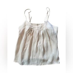 LBLC The Label NWT Silk Tank Cream Size XS